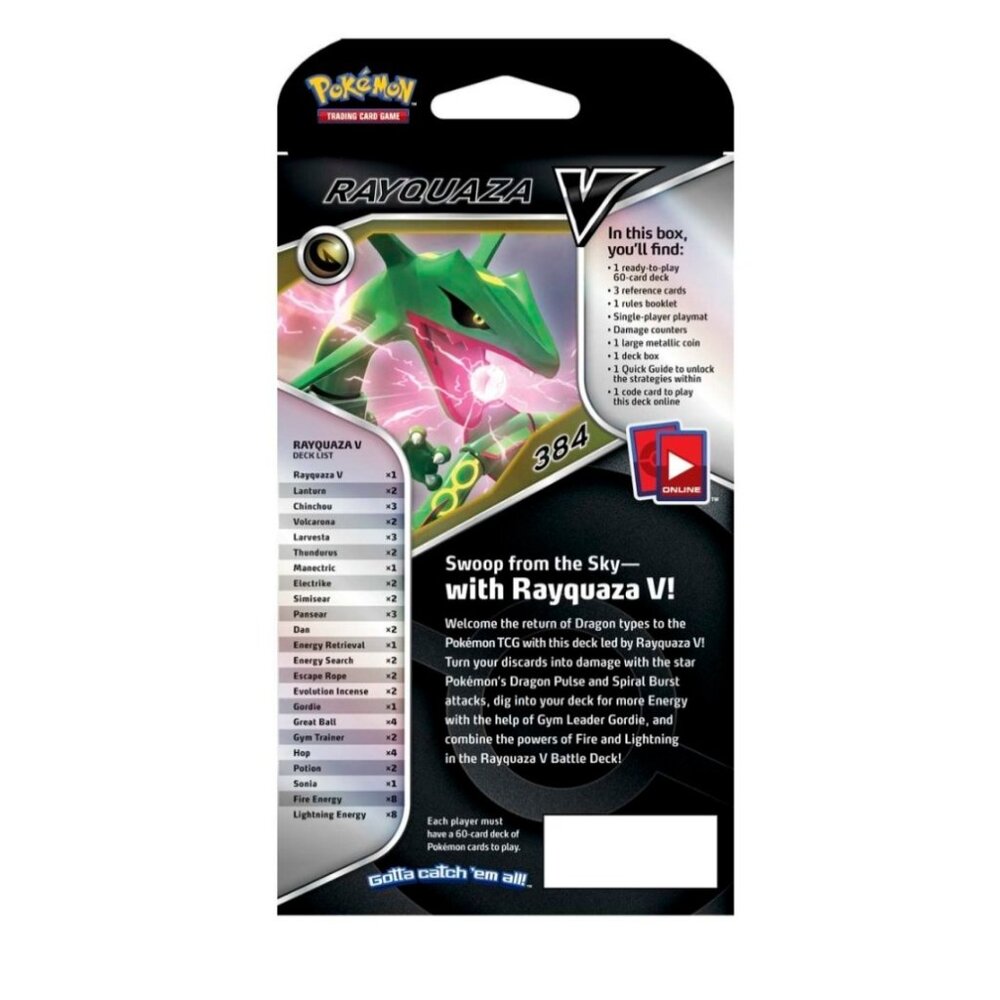 Pokémon TCG: Rayquaza V Battle Deck NEW IN BOX - Picture 3 of 8